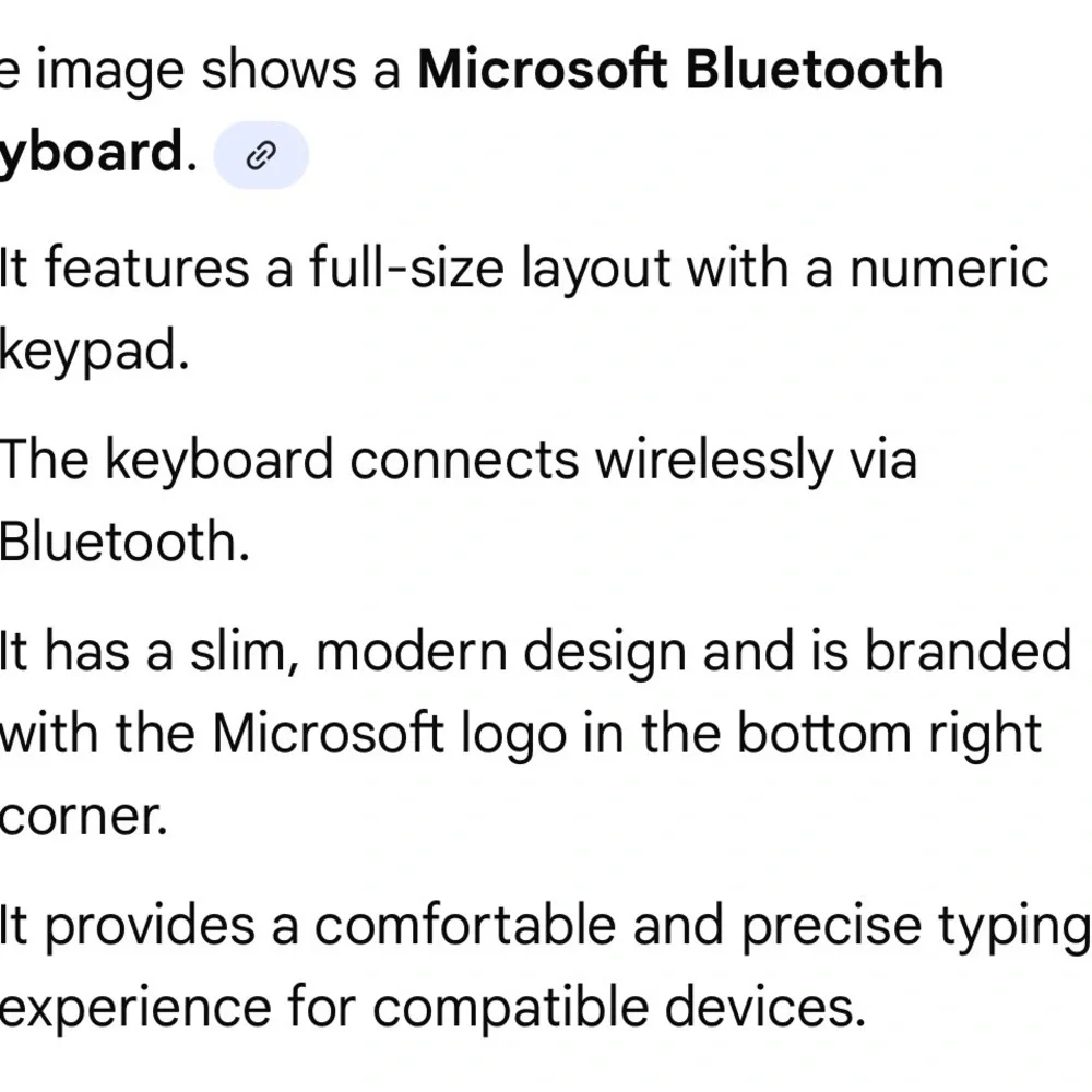 Microsoft Wireless Keyboard in Black